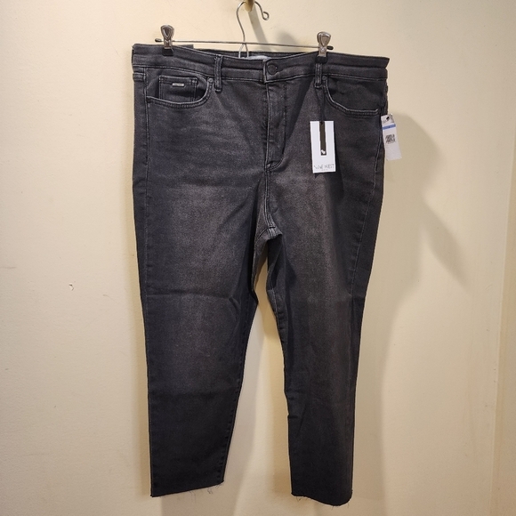 NINE WEST JEANS women's washed black high rise jeans size 18 - Picture 1 of 15